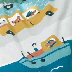 Linge de lit enfant Trafic imprimé voitures - coton