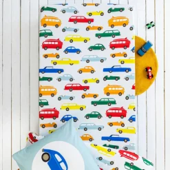 Linge de lit enfant Vroum coton - Imprimé voitures