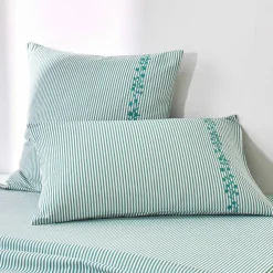 Linge de lit Faustine en coton imprimé