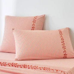 Linge de lit Faustine en coton imprimé