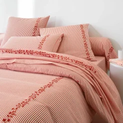Linge de lit Faustine en coton imprimé