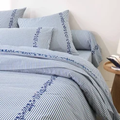 Linge de lit Faustine en coton imprimé