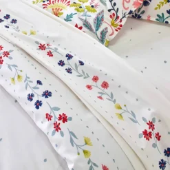 Linge de lit Folk en coton imprimé