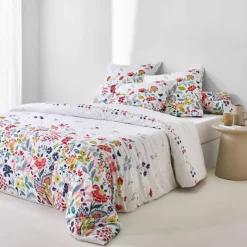 Linge de lit Folk en coton imprimé