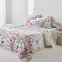 Linge de lit Folk en coton imprimé