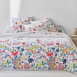 Linge de lit Folk en coton imprimé