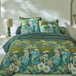 Linge de lit Gaia imprimé tropical - en coton
