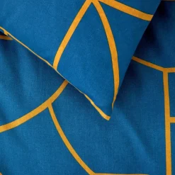 Linge de lit Geoffroy en coton à motifs graphiques