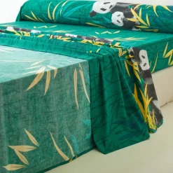 Linge de lit imprimé Pandi, polycoton