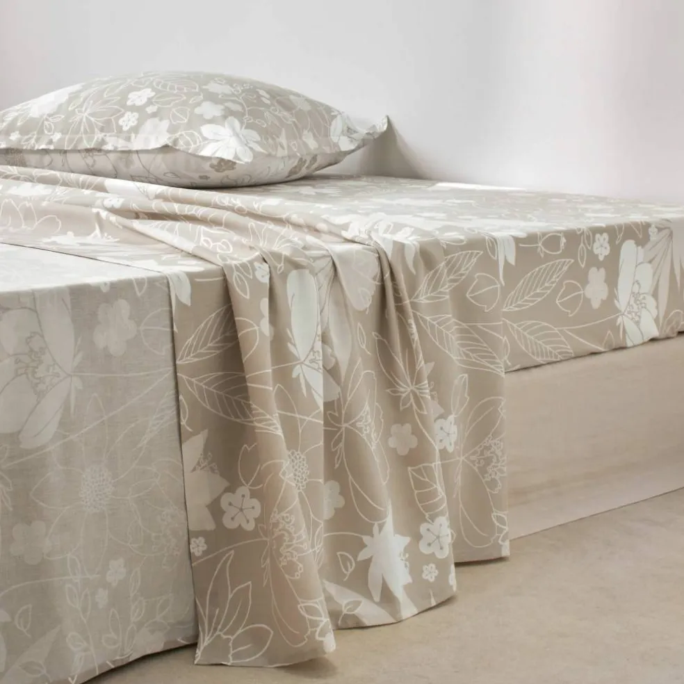 Linge de lit imprimé Pénélope coton