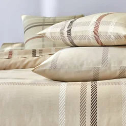 Linge de lit Karl imprimé écossais, en flanelle