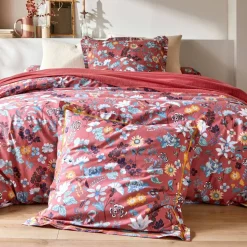 Linge de lit Kelly en coton imprimé floral