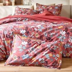 Linge de lit Kelly en coton imprimé floral