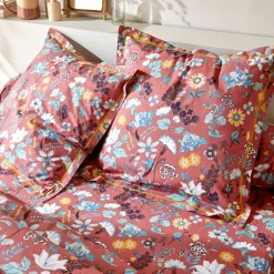 Linge de lit Kelly en coton imprimé floral