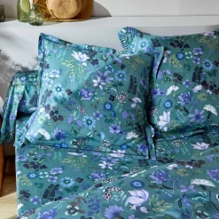 Linge de lit Kelly en coton imprimé floral