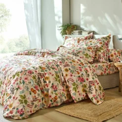 Linge de lit Kelly en coton imprimé floral