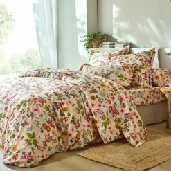 Linge de lit Kelly en coton imprimé floral