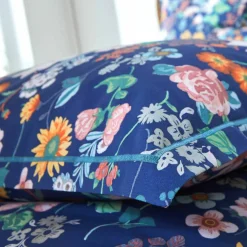 Linge de lit Kelly en coton imprimé floral