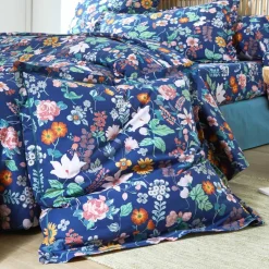 Linge de lit Kelly en coton imprimé floral