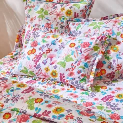 Linge de lit Kelly en coton imprimé floral