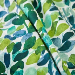 Linge de lit Léonie en coton imprimé végétal