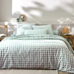 Linge de lit Lou imprimé carreaux - en coton