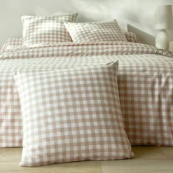 Linge de lit Lou imprimé carreaux - en coton