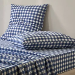 Linge de lit Lou imprimé carreaux - en coton
