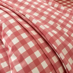 Linge de lit Lou imprimé carreaux - en coton