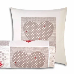 Linge de lit Lovely en coton imprimé coeurs