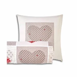 Linge de lit Lovely en flanelle imprimé coeurs
