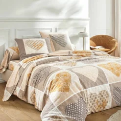 Linge de lit Lovely en flanelle imprimé coeurs