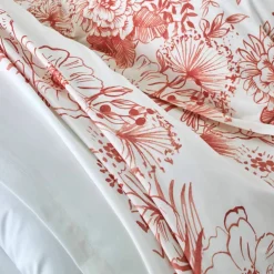 Linge de lit Lydia en coton imprimé