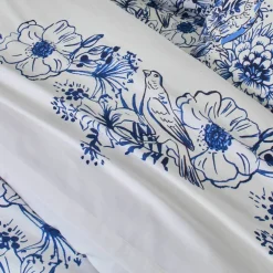 Linge de lit Lydia en coton imprimé