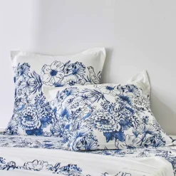 Linge de lit Lydia en coton imprimé