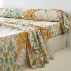 Linge de lit Mada en coton imprimé
