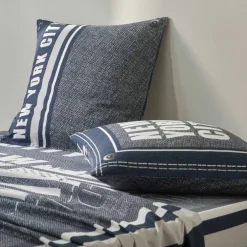 Linge de lit Manhattan en polycoton imprimé New-York