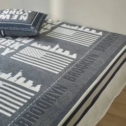 Linge de lit Manhattan en polycoton imprimé New-York