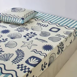 Linge de lit Marinette en coton imprimé
