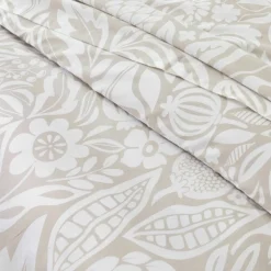 Linge de lit Montego en coton imprimé