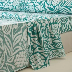 Linge de lit Montego en coton imprimé