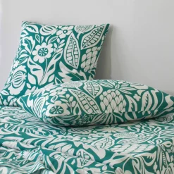 Linge de lit Montego en coton imprimé