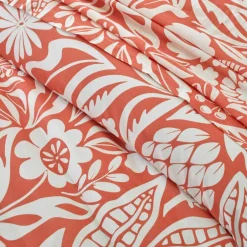 Linge de lit Montego en coton imprimé