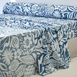 Linge de lit Montego en coton imprimé