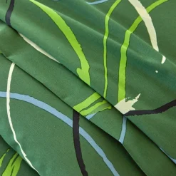 Linge de lit Noémie polycoton imprimé cercles