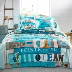 Linge de lit Océan coton