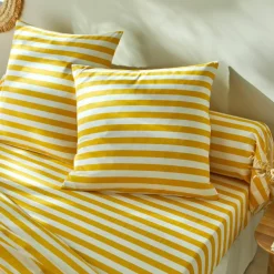 Linge de lit Romy rayé - en coton