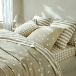 Linge de lit Romy rayé - en coton