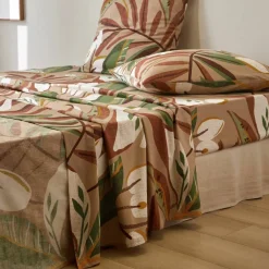 Linge de lit Roxane en coton imprimé