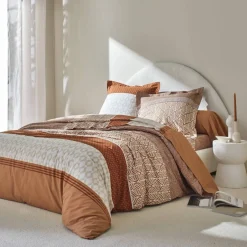 Linge de lit Tommy imprimé géométrique - coton